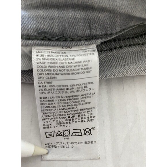 Banana Republic‎ Jeans Womens 25/0 Gray Sculpt Skinny Stretch Low Rise - Picture 7 of 11